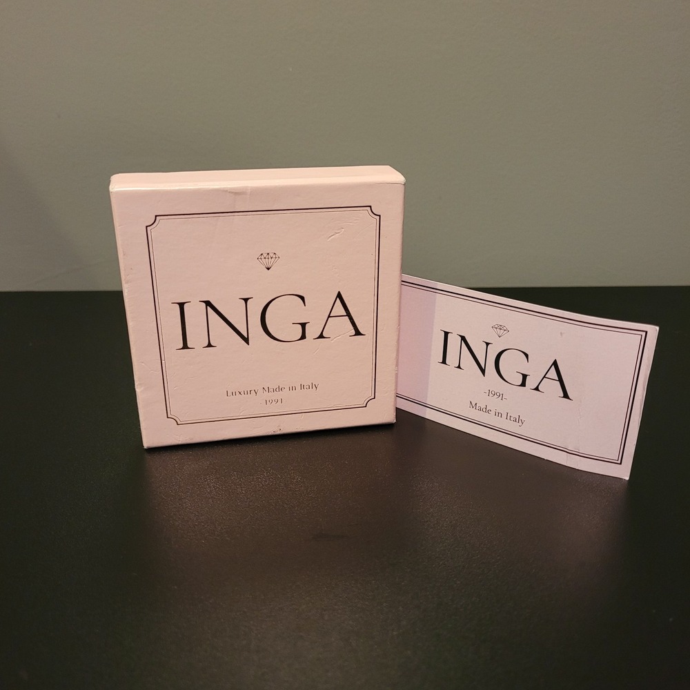 Inga‎ Italy Small Jewelry Gift Box, Pink Gold
